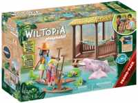 PLAYMOBIL 71143 Wiltopia - Paddeltour mit den Flussdelfinen Spielset, Mehrfarbig