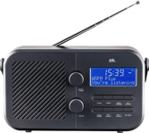 OK. ORD 220 Digitalradio, Digital, DAB, DAB+, FM, Schwarz