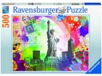 RAVENSBURGER Postkarte aus New York Puzzle Mehrfarbig