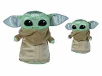 SIMBA Disney 100 Jahre Platin Baby Yoda, 25 cm Plüschfigur