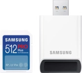 SAMSUNG MB-SD512SB/WW Pro Plus, SDXC Speicherkarte, 512 GB, 180 MB/s