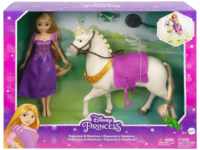 BARBIE HLW23 Disney Prinzessin Rapunzel & Maximus Spielzeugpuppe Mehrfarbig