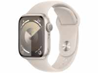 APPLE Watch Series 9 GPS 41 mm Smartwatch Aluminium Fluorelastomer, 130 - 180 mm,