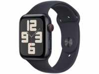 APPLE Watch SE (2023) GPS+Cellular 44 mm Smartwatch Aluminium Fluorelastomer, 130-180