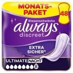 Always Discreet Inkontinenz Ultimate Nacht Einlage Monatspackung