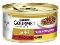 Gourmet Gold Feine Komposition mit Rind & Huhn
