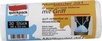 Quickpack M&uuml;llbeutel mit Griff 35 Liter