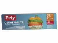 Pely Gefrierbeutel Doppel-Schnell-Verschluss 3 Liter