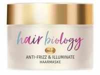 Hair Biology Anti-Frizz & Illuminate Wiederaufbauende Haarmaske