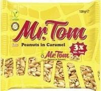 Mr. Tom Peanuts in Caramel Riegel 3er