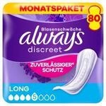 Always Discreet Inkontinenz-Einlagen Long bei Blasenschw&auml;che Monatspaket
