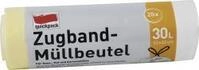 Quickpack M&uuml;llbeutel mit Zugband 30 Liter