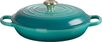 Le Creuset 296710, Le Creuset Gourmet-Profitopf Signature 30 cm Bleu Riviera