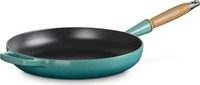Le Creuset 296713, Le Creuset Bratpfanne Signature 28 cm Bleu Riviera