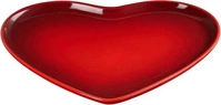 Le Creuset 80616320600003, Le Creuset Servierplatte Herz 32 cm Kirschrot