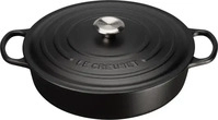 Le Creuset 99Q230096, Le Creuset Gourmet Br&auml;ter Signature 30cm Schwarz matt innen &