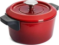 WOLL 120CI-010, WOLL Kasserolle 20cm Gusseisen 2,8L Chili Red 120CI-010