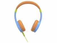 184106 Kids Guard Ohraufliegender Kopfhörer Kabelgebunden (Blau, Orange)