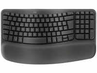 Logitech 920-012283, Logitech Wave Keys Büro Tastatur (Graphit)