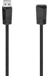 200619 0,48 Gbit/s Stecker USB A auf USB A Buchse 1,5 m (Schwarz)