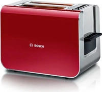 Bosch TAT8614N, Bosch TAT8614N Styline Toaster 860 W 2 Scheibe(n) 9 Stufen (Rot)