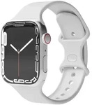 Classic Band Armband Apple Watch 42 mm / 44 mm / 45 mm / 49 mm (Hellgrau)