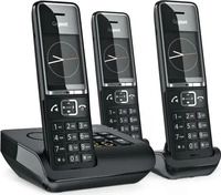 Gigaset L36852-H3021-B1, Gigaset Comfort 550A Analoges Telefon (Schwarz)