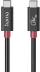 200799 80000 Gbit/s Stecker Rundkabel USB C auf USB C bis 240 W 1 m (Schwarz)