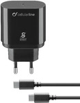 Cellular Line 60045, Cellular Line Super Fast Charger Kit 25W - USB-C to USB-C -