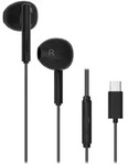 USB Type-C Capsule In-Ear Kopfh&ouml;rer Kabelgebunden USB Typ-C (Schwarz)