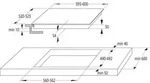 GI6433SRWF autarkes 59.5 cm Induktions Kochfeld/Herdplatte 4 Zone(n)