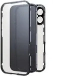 360&deg; Glass Cover f&uuml;r Apple iPhone 16 (Schwarz)