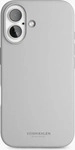 Soft Silicone Case Cover f&uuml;r Apple iPhone 16 (Hellgrau)