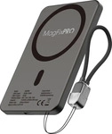 XLayer 220998, XLayer MagFix Pro 5000 mAh Powerbank USB Typ-C Kabelloses Laden