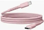 FlexWave Stecker Rundkabel USB C auf USB C bis 100 W 2 m (Pink)
