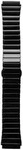 21348 Armband 20 mm (Schwarz) (Versandkostenfrei)