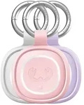 185816 Schl&uuml;sselfinder 4er Set Apple Find My, Googles Find Hub (Wei&szlig;, Pink,