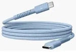 2CCC201VB Stecker Rundkabel USB C auf USB C bis 100 W 2 m (Cyan)