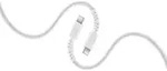 Flexi Braided Data Cable Stecker USB C auf USB C bis 100 W 1,5 m (Wei&szlig;)