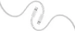 Flexi Braided Data Cable Stecker USB C auf USB C bis 60 W 1,5 m (Wei&szlig;)