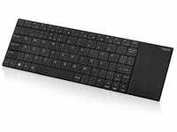 Rapoo 16170, Rapoo E2710 Universal Tastatur (Schwarz, Edelstahl)