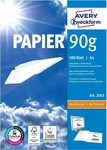 Avery 2563, Avery Format Papier A4 90 g/m&sup2; 500 Sheets