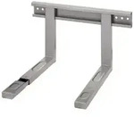 110931 Mikrowellenhalterung ausziehbar Tragkraft 30kg Silber