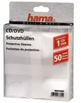 CD/DVD Protective Sleeves, Pack of 50