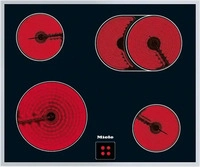 Miele KM 6024, Miele KM6024 herdgebundenes 60cm Glaskeramik Kochfeld/Herdplatte 4