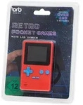 Retro Pocket Games mit &uuml;ber 100 Spielen (Rot)