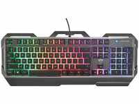 Trust 23740, Trust GXT856 Torac RGB-LED Gaming Tastatur (Schwarz)