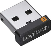 Logitech 910-005931, Logitech USB Unifying Receiver Tastatur (Schwarz)