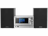 Kenwood M-7000S-S, Kenwood M-7000S Home-Audio-Minisystem DAB+, FM 30 W Bluetooth