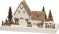 Konstsmide 3282-210, Konstsmide 3282-210 Holzsilhouette Waldh&auml;user mit...